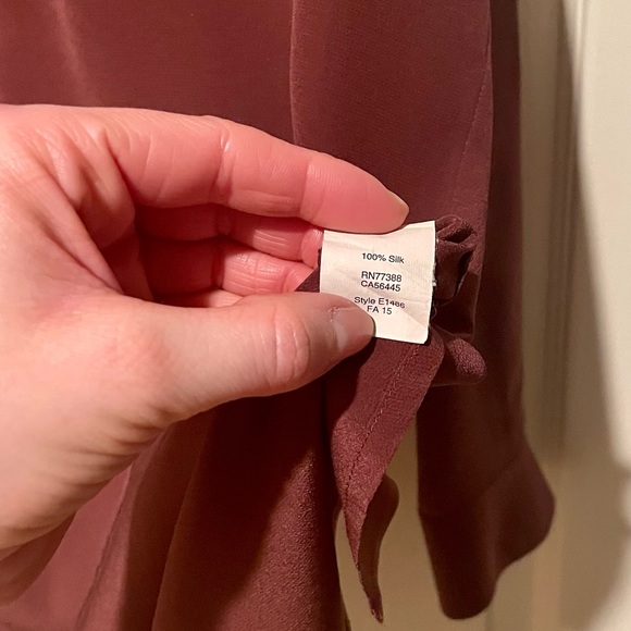 Madewell Silk Tunic Shirt Beautiful XXS - Picture 5 of 6